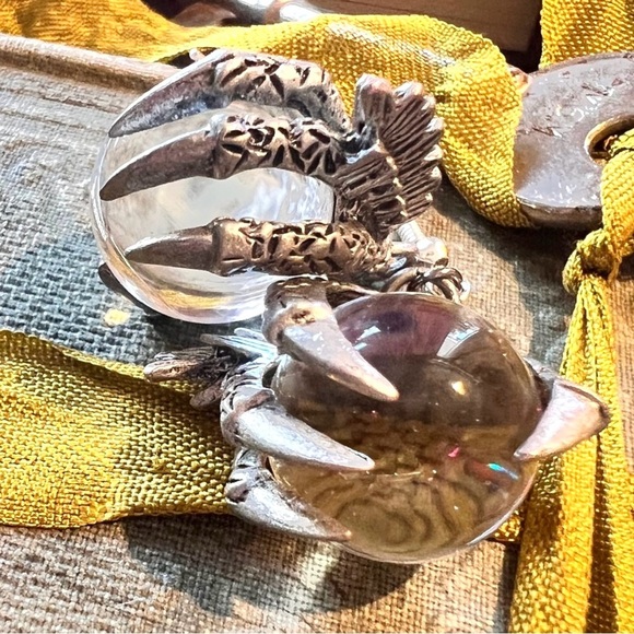 Dragon Claw Earrings DND player Gothic - Picture 2 of 15